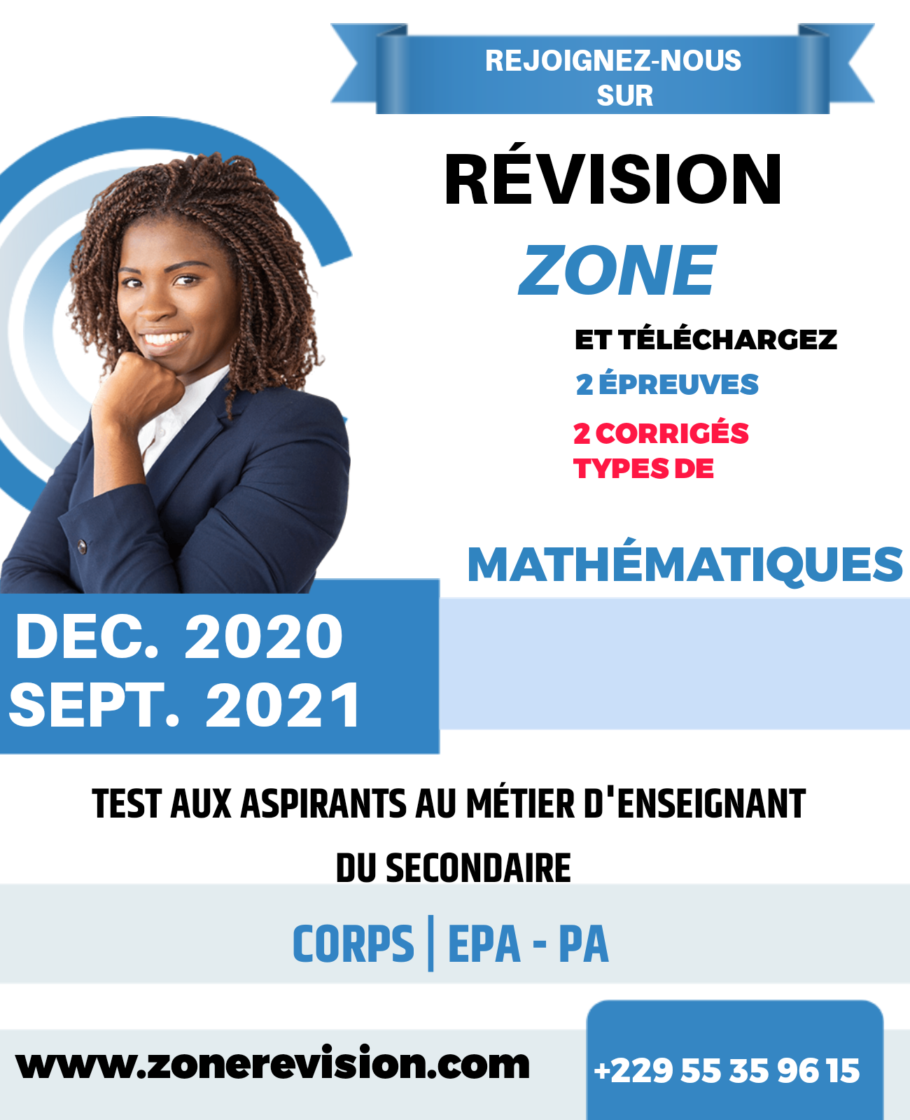 Aperçu de ÉPREUVES & CORRIGÉS_AME_DÉCEMBRE 2020 ET SEPTEMBRE 2021_MATHS  |  EPA-PA
