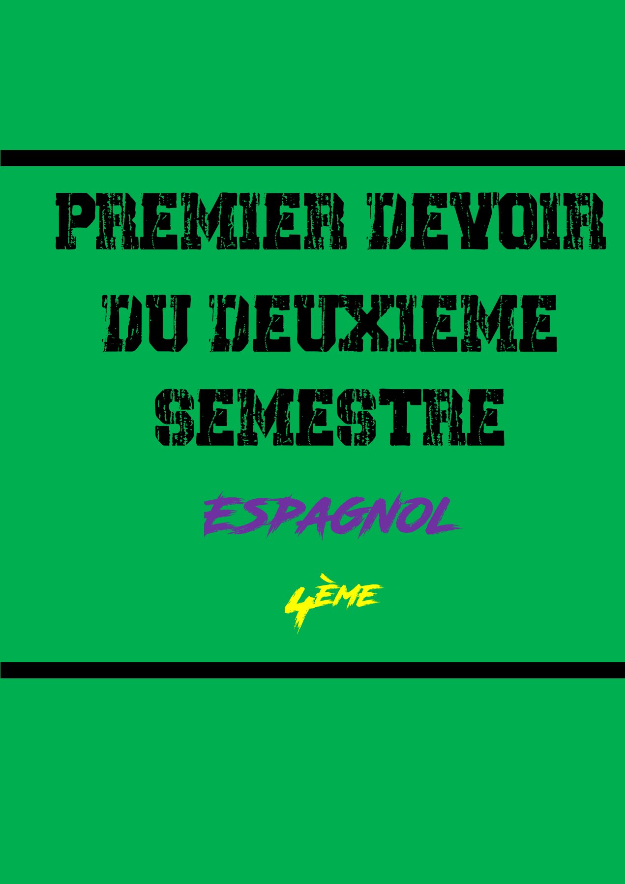 Aperçu de 1ER DEVOIR DU DEUXIÈME SEMESTRE