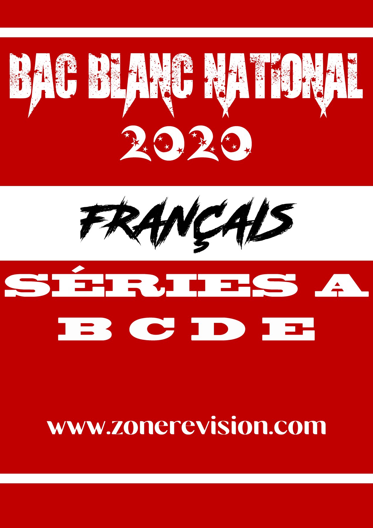 Aperçu de ʙᴀᴄ ʙʟᴀɴᴄ ɴᴀᴛɪᴏɴᴀʟ 2020 ғʀᴀɴᴄ̧ᴀɪs sᴇ́ʀɪᴇ ᴀ ʙ ᴄ ᴅ ᴇ