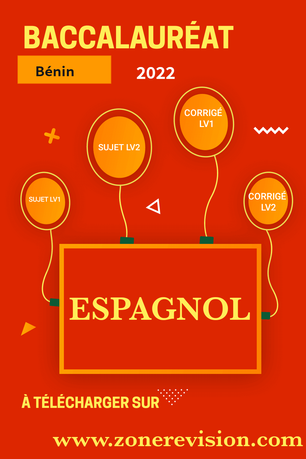 Aperçu de BAC 2022 ESPAGNOL LV1 & LV2 + CORRIGÉS