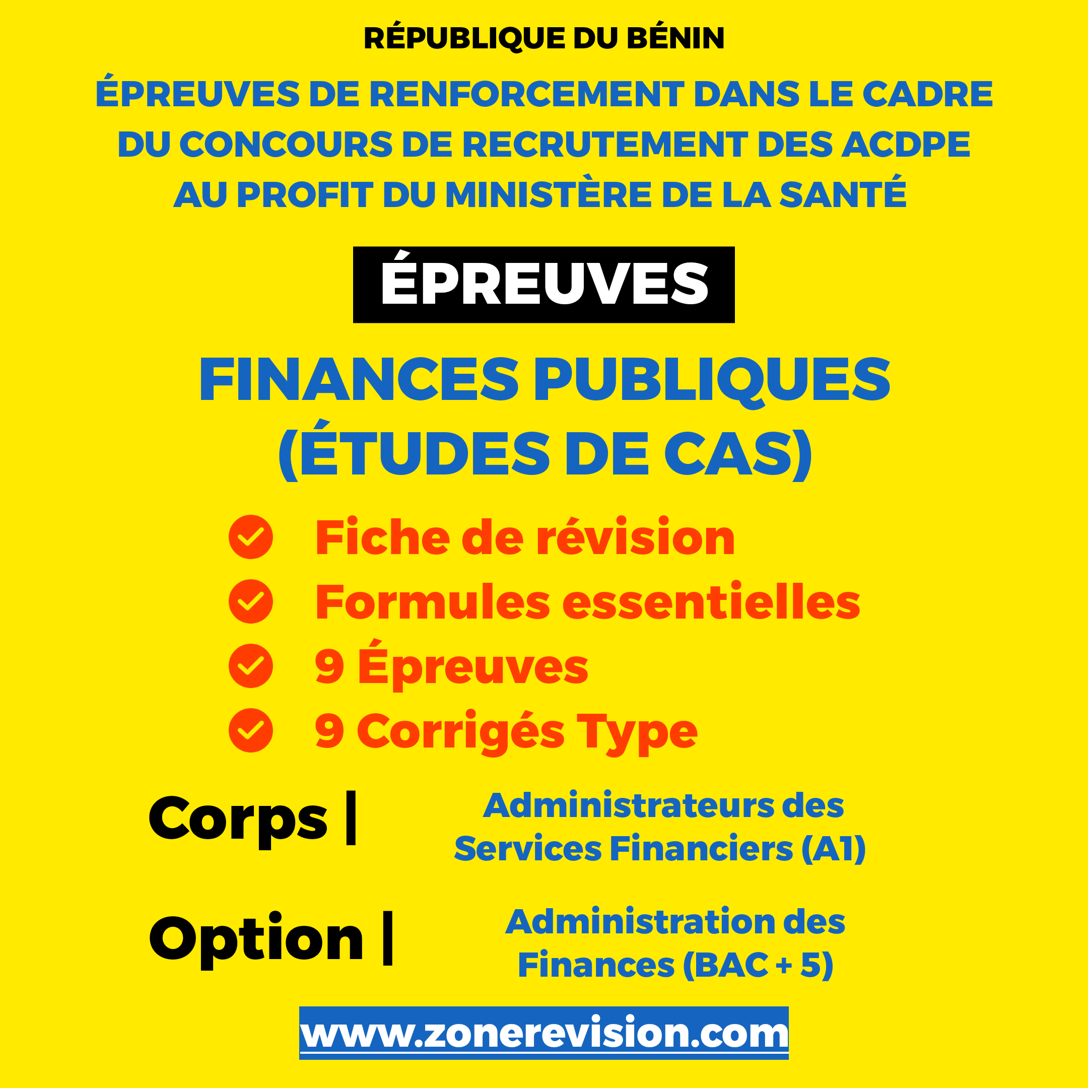 Aperçu de Finances Publiques (Étude de Cas)  Administration des Finances (BAC + 5)
