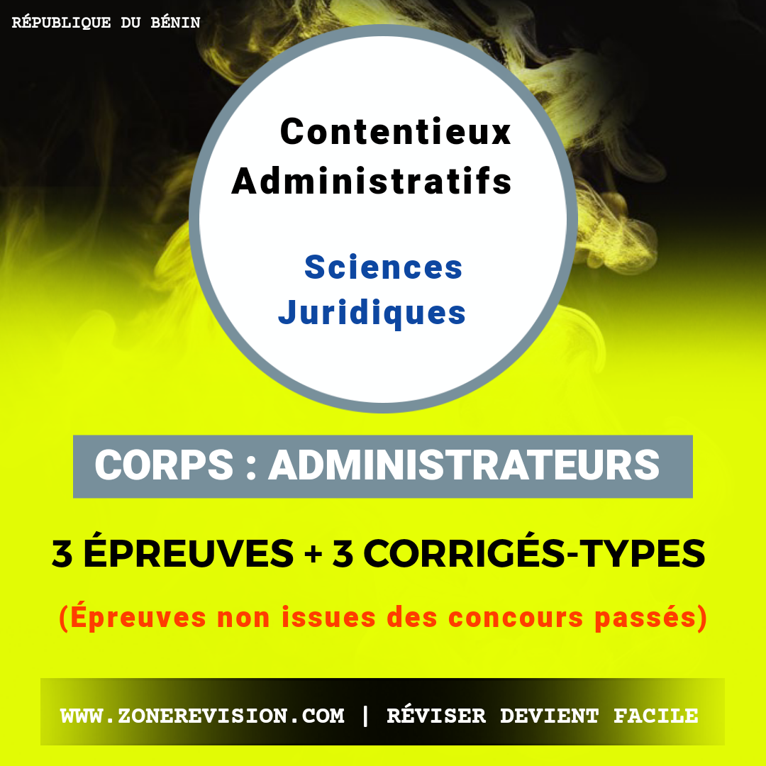 Aperçu de Contentieux Administratifs (Renforcement des savoirs) • Sciences Juridiques • Administrateurs
